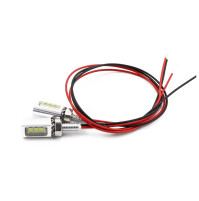 0.6 WATTS - 12 or 24 volts - CAR LED SIGNAL Light - white - D12*25mm - LSD-3LX - AZLED